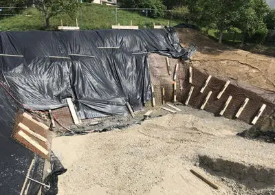 MISE EN SÉCURITÉ D’UNE FOUILLE  AU MONT-SUR-LAUSANNE