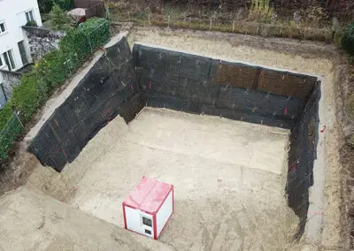 MISE EN SÉCURITÉ D’UNE FOUILLE D’EXCAVATION À CORMONDRÈCHE