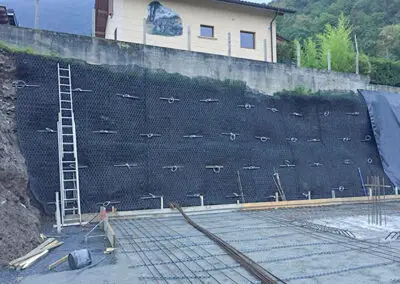 MISE EN SÉCURITÉ D’UNE PAROI D’EXCAVATION À MURAZ