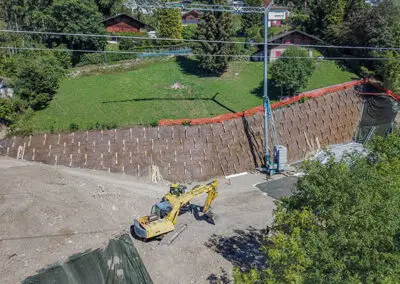 BLINDAGE TEMPORAIRE D’UNE PAROI D’EXCAVATION À BLONAY