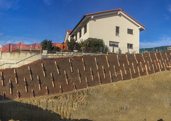 BLINDAGE TEMPORAIRE D’UNE PAROI D’EXCAVATION POUR LA CONSTRUCTION DE 6 LOGEMENTS