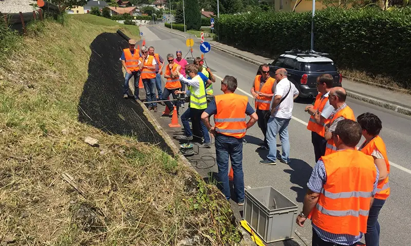 Formation sur le terrain du fonctionnement du système d’ancrage par Anteq