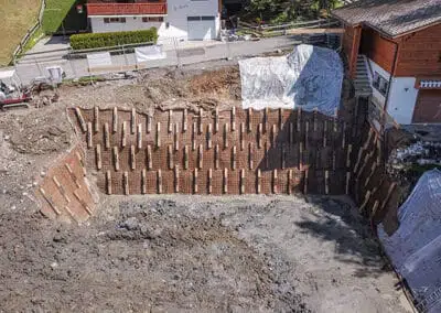 BLINDAGE TEMPORAIRE D’UNE PAROI D’EXCAVATION À VILLARS-SUR-OLLON