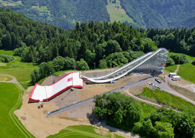 ANCRAGE DU BIG AIR BAG DE LEYSIN