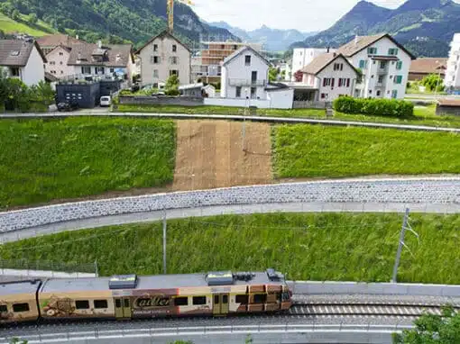 STABILISATION D’UN TALUS À PROXIMITÉ DES CHEMINS DE FER